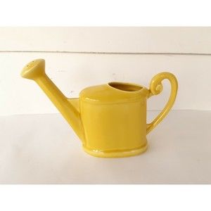 Vintage Pottery USA Yellow Watering Can USA 287